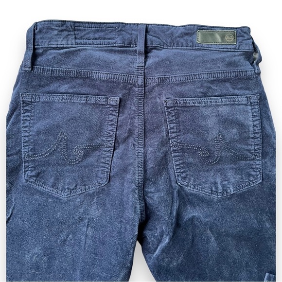 Anthropologie The Stevie Velvet High-Rise Skinny Jean Navy Size - Picture 5 of 9